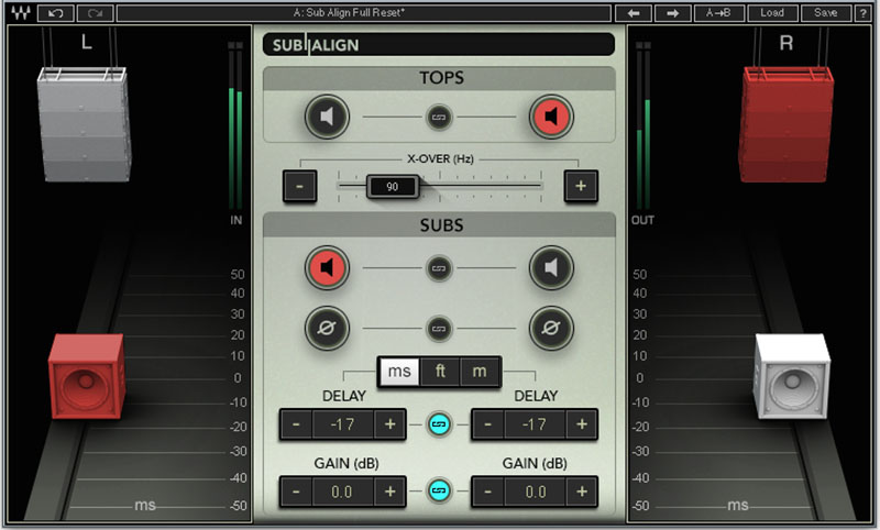 Fig 5 - The Sub-Align plug can be ideal for using 'P.A. du jour' systems