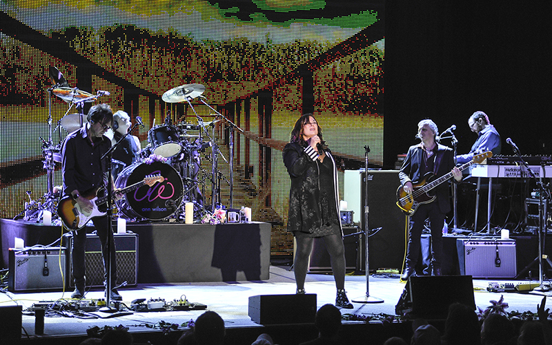 Ann Wilson of Heart 2017 tour photo by Steve Jennings