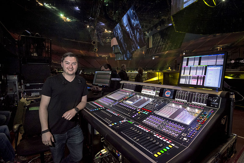 Monitor Engineer Adam Stuart