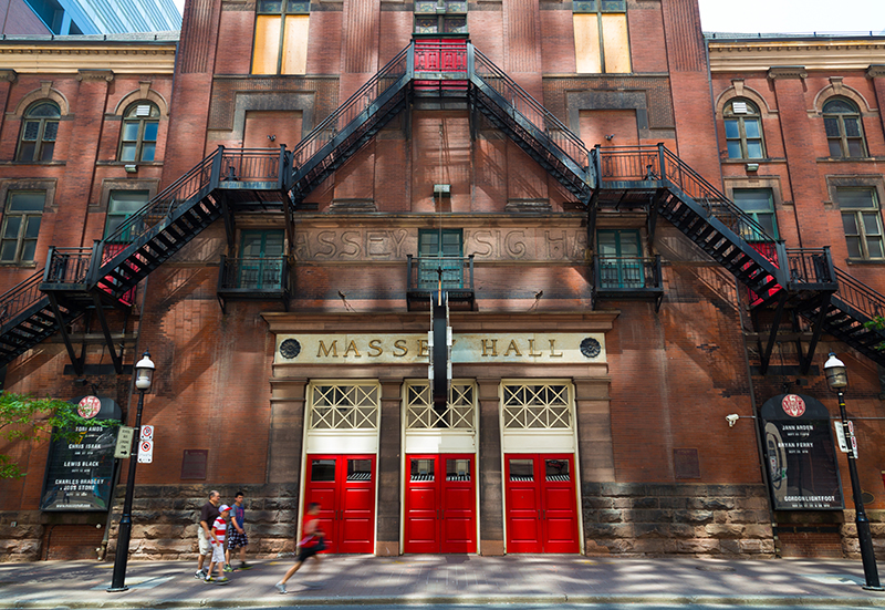 The 121-year old Massey Music Hall is the pride of Toronto.