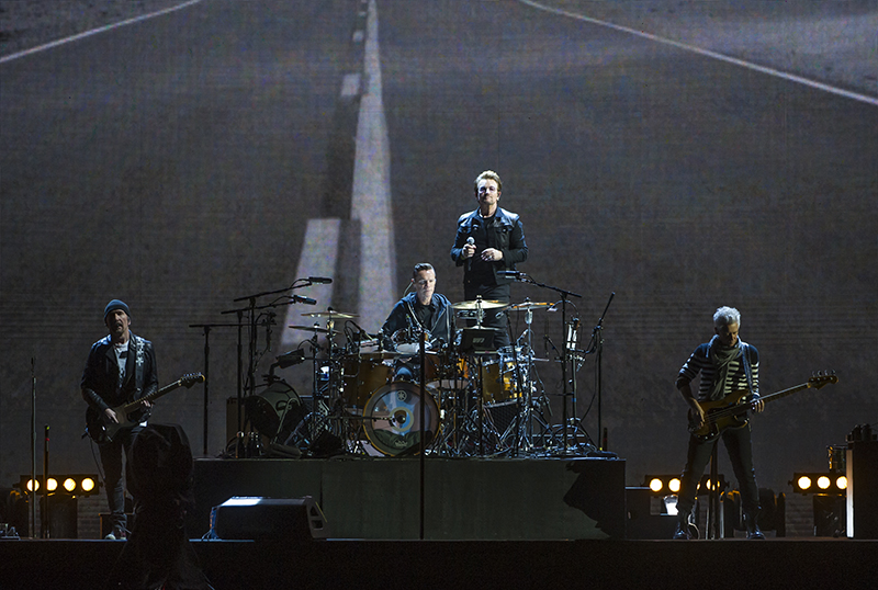 U2 2017 tour photo by  Steve Jennings