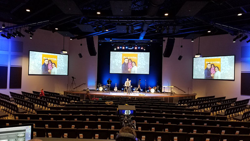 ASG installed a Nexo/Yamaha system for the church’s contemporary services, featuring a band comprised of eight to 12 musicians.