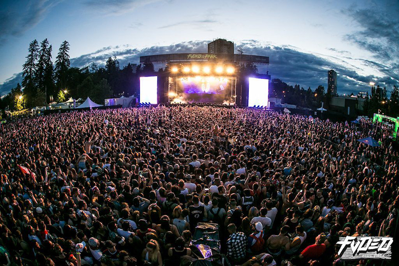 FVDED in the Park, Holland Park, Surrey, BC.