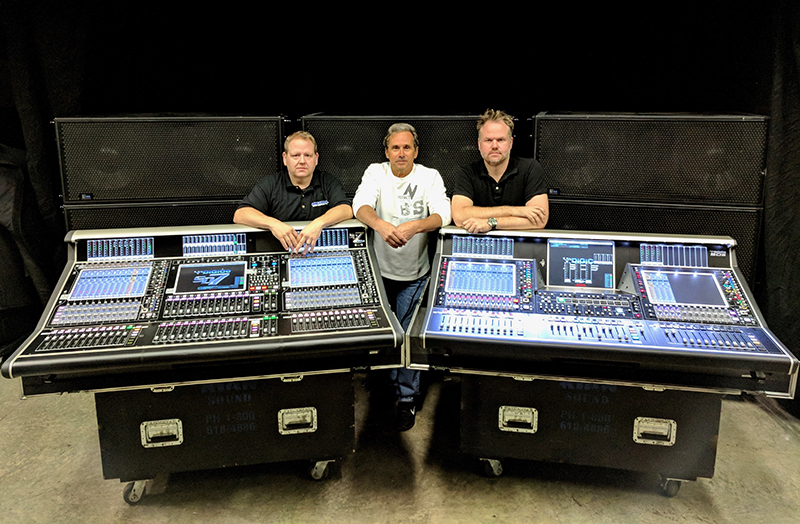 KiAN crew with DiGiCo consoles