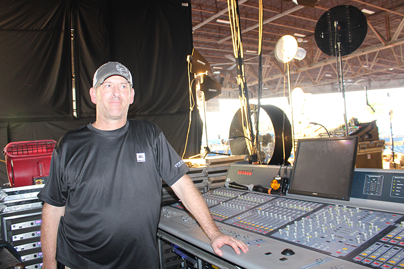 Monitor engineer Mark Gould used an Avid D-Show Venue.