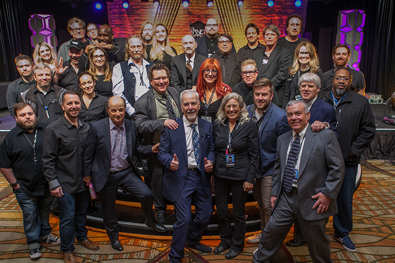 The production crew for the 17th Annual Parnelli Awards. Congrats to all, and see you next year! 