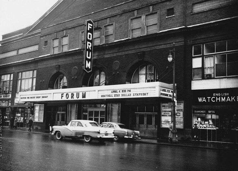 Montreal Forum back in the day