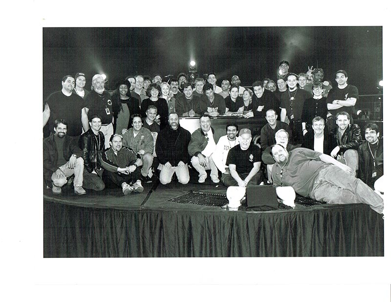 The crew for Billy Joel's 1998-1999 Storm Front Tour