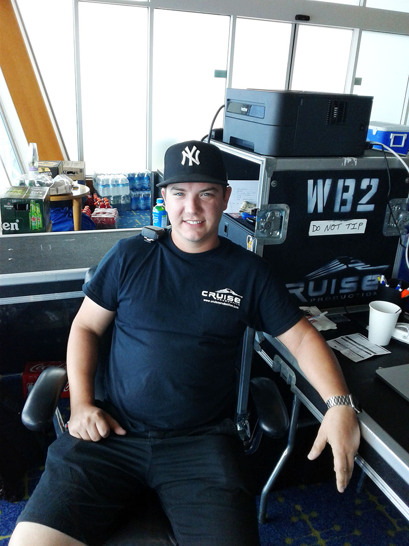 Kyle Connors, Assistant Production Manager, Cruise Productions