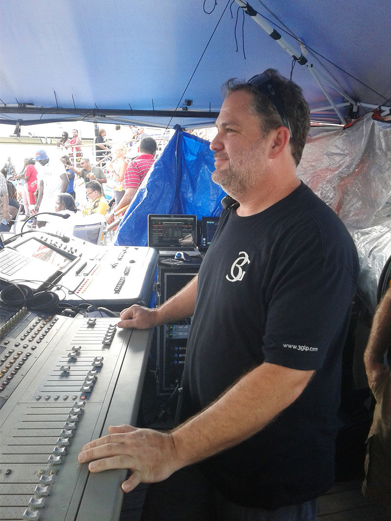 Neal Rosenstock, FOH engineer, 3G Productions