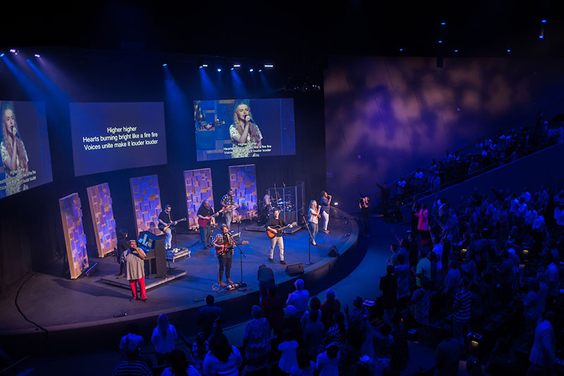 The 1,000-seat main sanctuary (and companion youth auditorium) at Lawton First Assembly both have new Nexo P.A. systems.