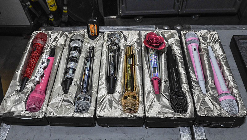 KATY PERRY   SENNHEISER MICS by Steve Jennings