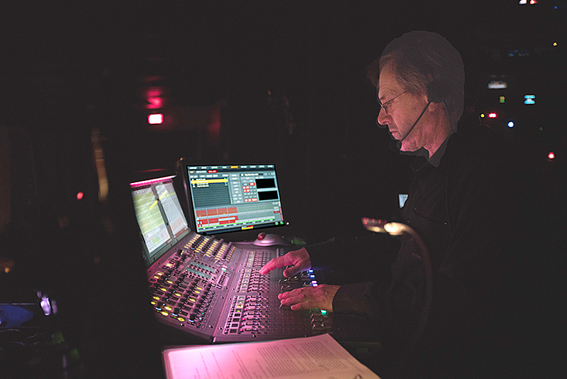 Robert Caux with Avid Venue S6L in the Salle Octave Cremazie