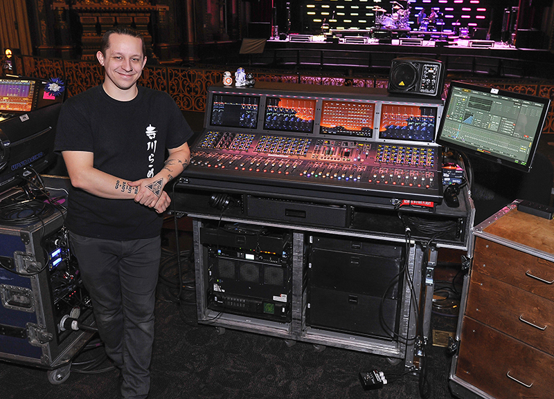 James Wooten, FOH engineer. Photo by Steve Jennings