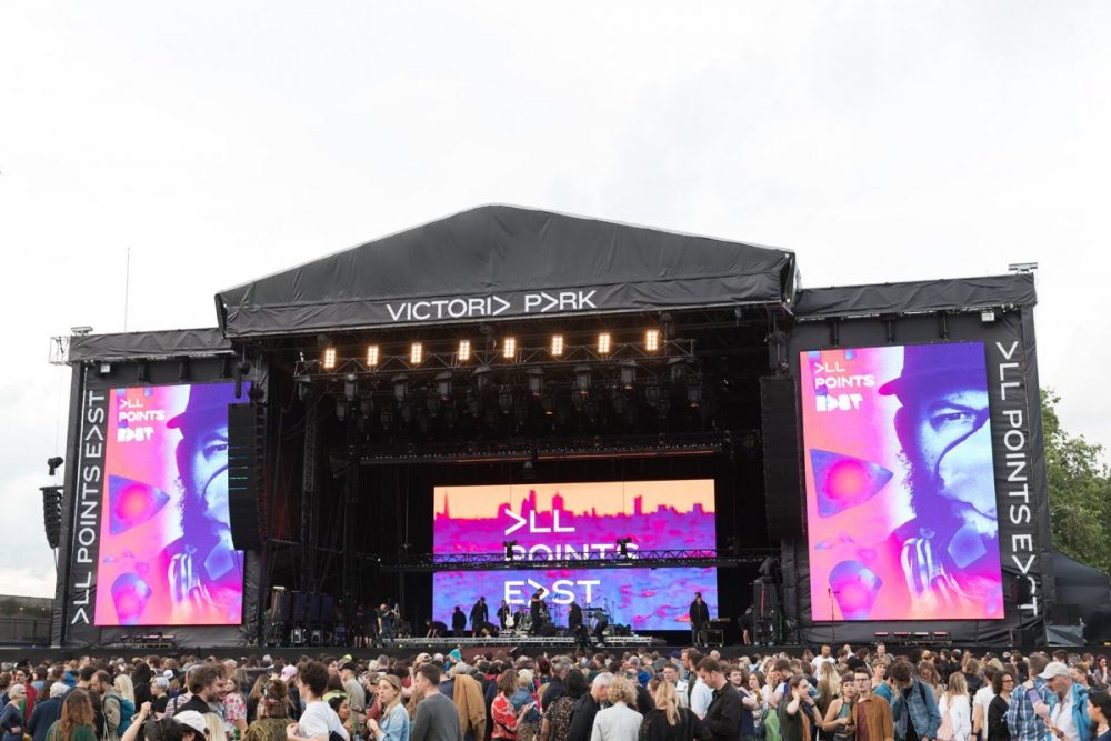 Stage view at All Points Festival