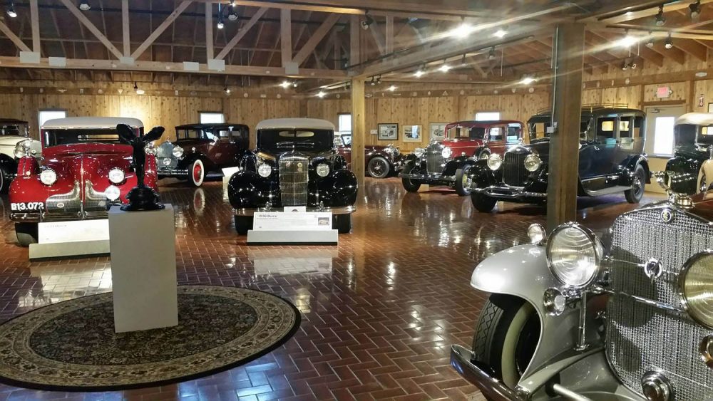 Gilmore Car Museum interior