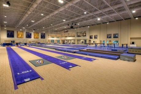LSU Gymnastics interior