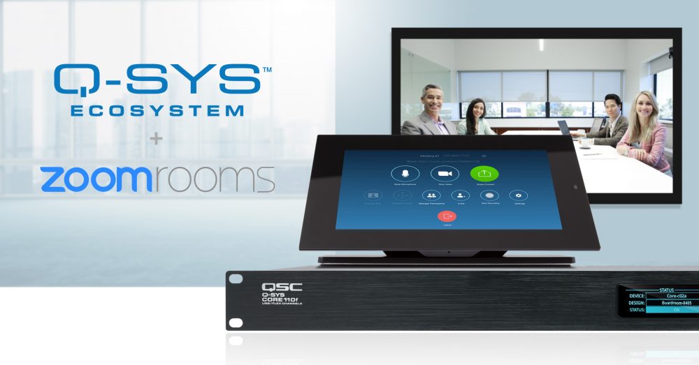 Q-SYS Ecosystem + Zoom Rooms