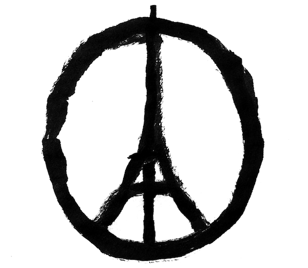 This Paris Peace Sign, by artist Jean Jullien has gone viral as a symbol of world solidarity.