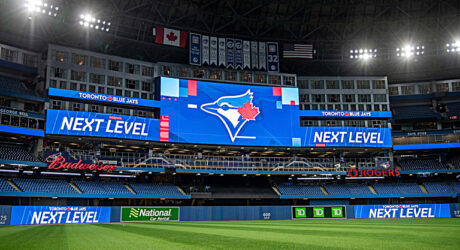 Sweetwater Integration division installed the Rogers Centre's brand-new sound system ahead of the Toronto Blue Jays' return to their home stadium, providing players and fans with an elevated, immersive ballpark experience. Photo courtesy: Toronto Blue Jays.