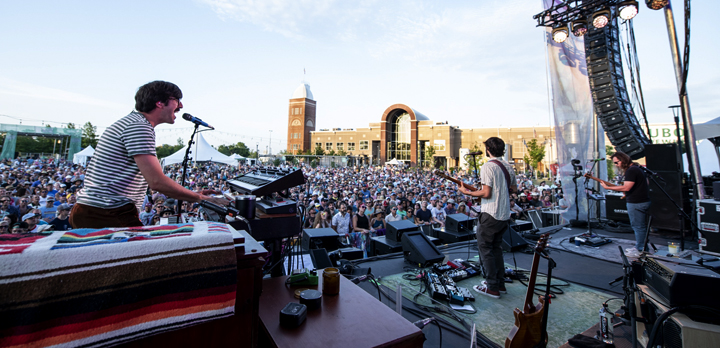 Goose headlined an eclectic mix on the main outdoor stage. Photo: Jay Blakesberg