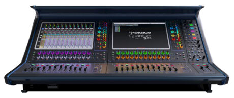 DiGiCo’s new 128-channel Quantum326 console sports two 17”, 1,000-nit high-brightness multi-touch screens, plus 58 individual TFT channel displays — all in a compact 26-fader version with all the power of the popular Quantum338