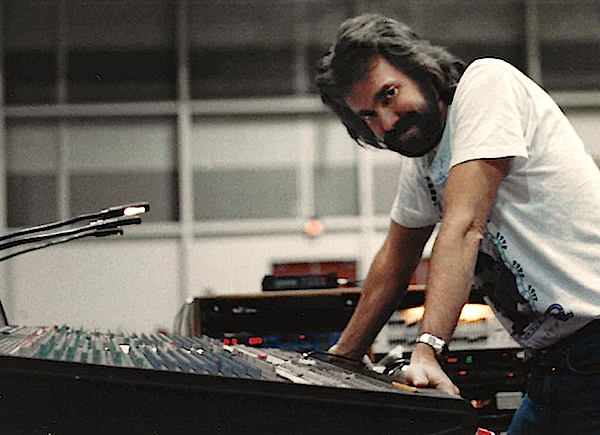 FOH engineer Dave Snake Reynolds