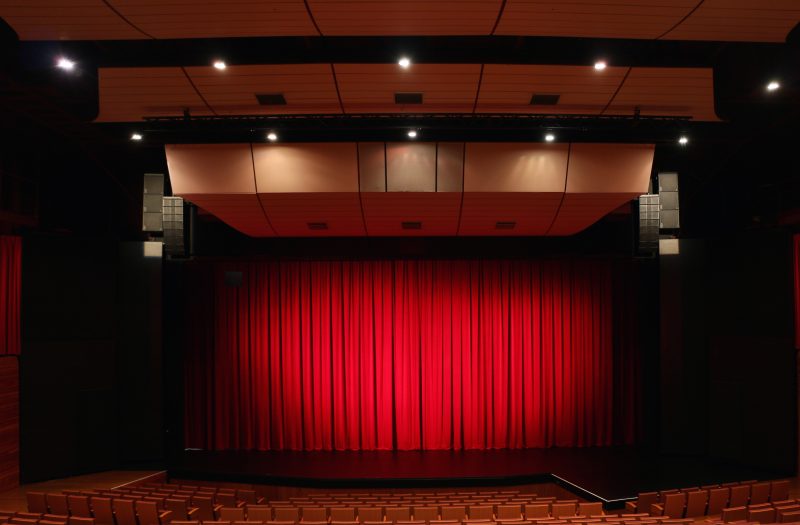 Adamson IS7 & IS118 arrays in the Baycourt Addison Theatre in Tauranga, New Zealand
