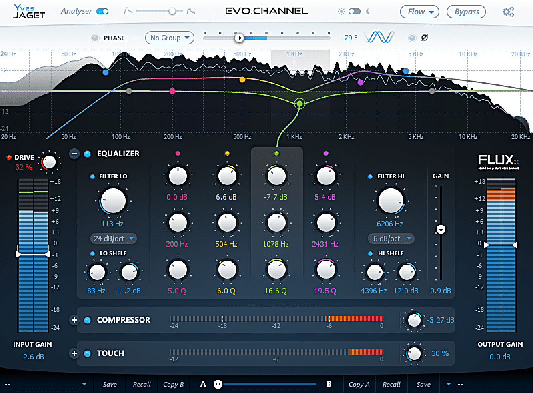 The Flux EVO Channel plug-in