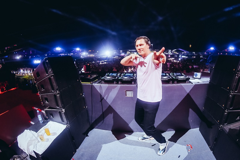 Tiesto supported by Adamson S-Series DJ monitors at ISY Festival