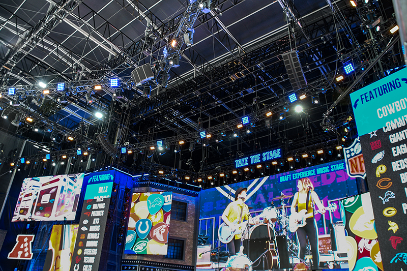 The NFL Draft Live Sound Design - LD Systems