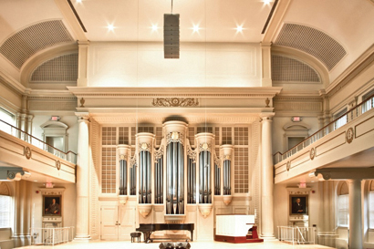 Whitley Auditorium at Elon University with D.A.S. Audio gear