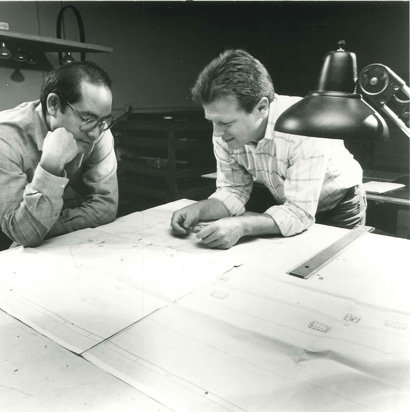 From left, Jan Alejandro and Todd Morgan