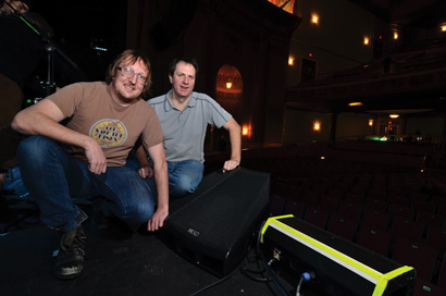 From left, Tristan Mallett and Chris Wibberley. Photo by CM Photos