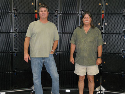 From left, Mike Sprague and Dave Shadoan with Sound Image