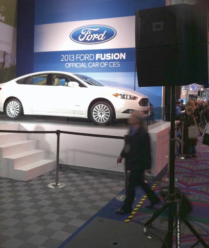 Ford Fusion reveal at CES 2012