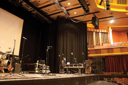Zappa Plays Zappa setup in Brighton, UK