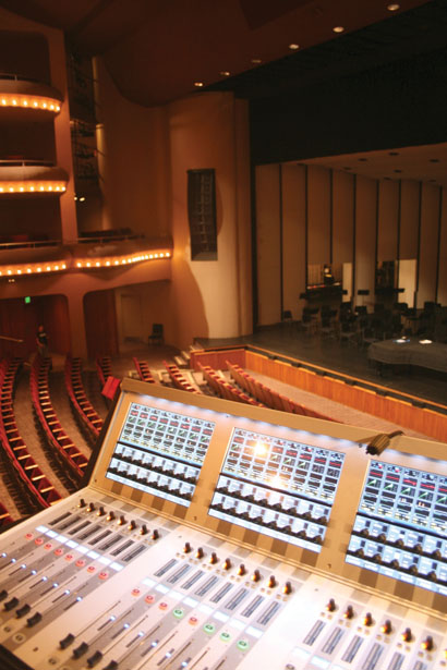 The Soundcraft Vi6 at the McCallum Theater in Palm Desert, CA