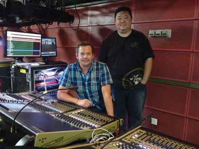 From left, Richard Brooker and Kevin Wang
