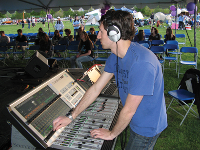 Soundcraft Vi1 in use at the University of Delaware