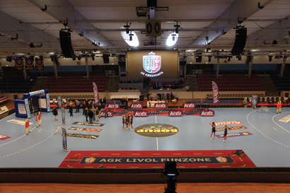 ProShop Europe provided D.A.S. gear for Broendby Hallen Arena in Copenhagen