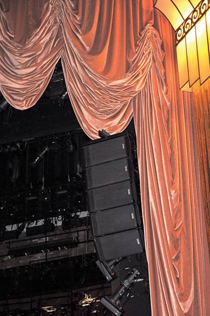 GCS brought its NEXO gear to the Paramount Theater in Aurora