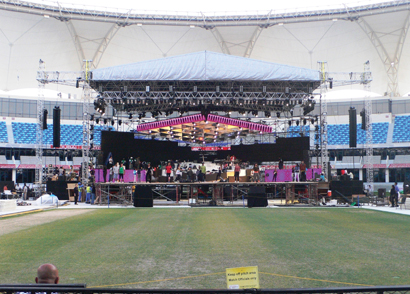 The setup in Dubai for AH Rahman
