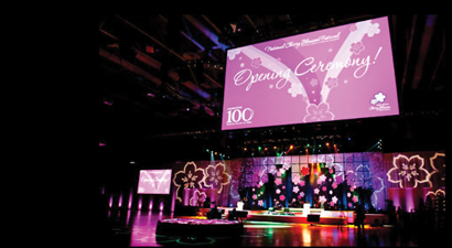 eventEQ supported this year's Cherry Blossom festival