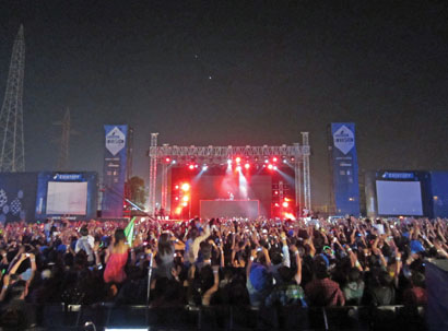 DJ David Guetta was heard through Aero and Aero Series 2 loudspeakers