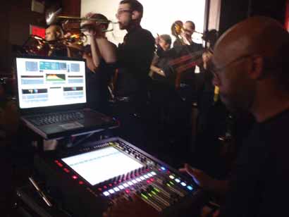 Ricardo Tross with the DiGiCo SD11 setup