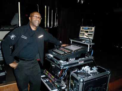 Ricardo Tross with the DiGiCo SD11 setup