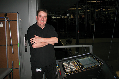 Steve Watson with his DiGiCo SD11i