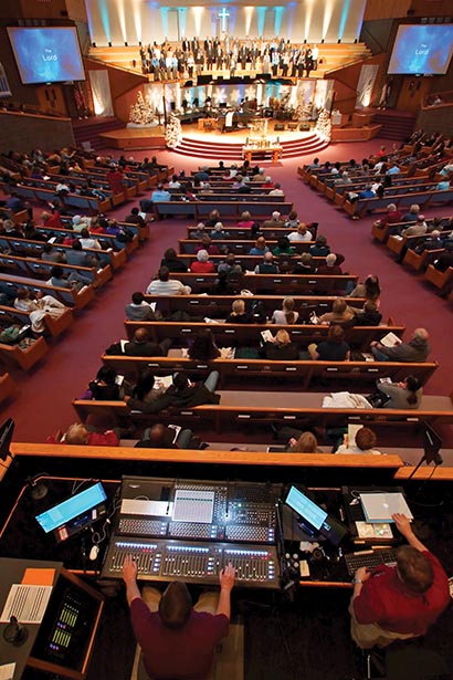 DiGiCo SD10 at Trinity Assembly of God, Baltimore, MD