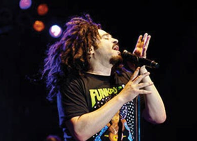 Counting Crows founder Adam Duritz with the M80-WH mic capsule from Telefunken Elektroakustik